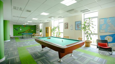 Gaming room and TV lounge